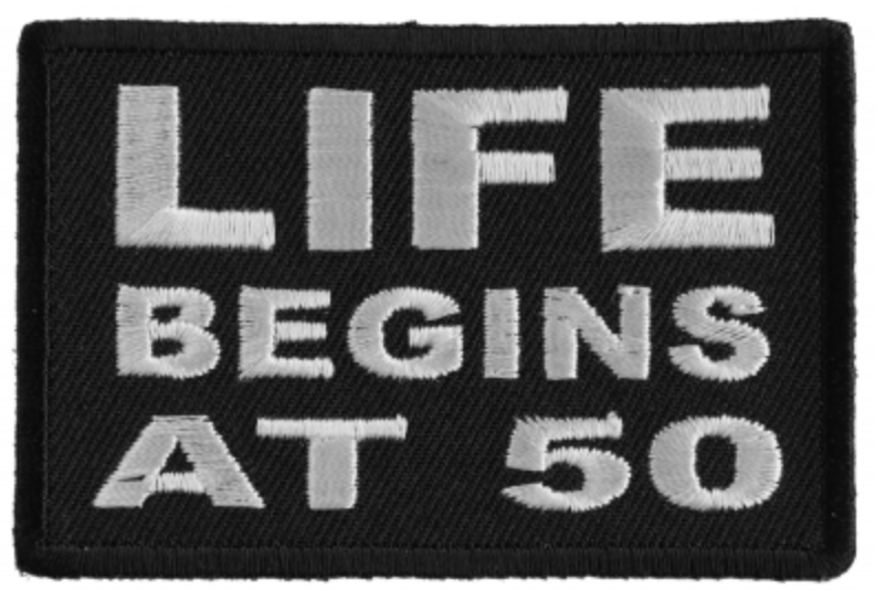 Life Begins at 50 Patch